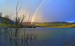 013 Meinbrexen - Regenbogen am See